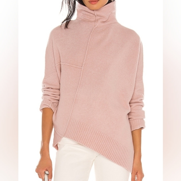 Brand New. Never Worn. Women's foldover ribbed side seams asymmetric styling